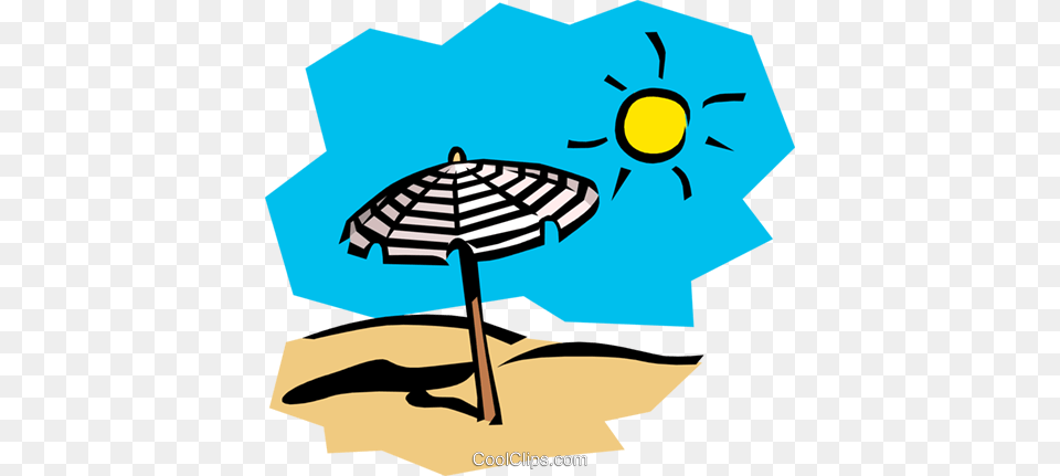 Sunny Day At The Beach Royalty Vector Clip Art Praia, Canopy, Umbrella, Summer, Patio Umbrella Free Transparent Png