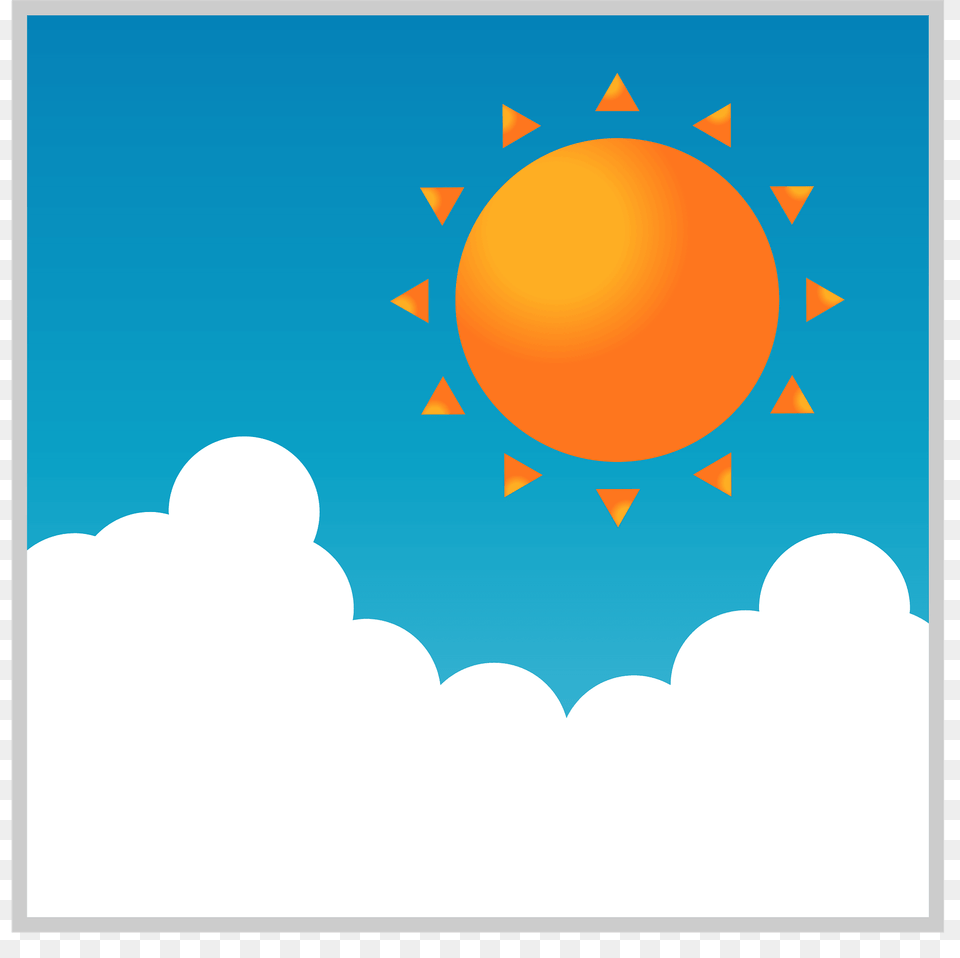 Sunny Day Clipart, Nature, Outdoors, Sky, Sun Free Png