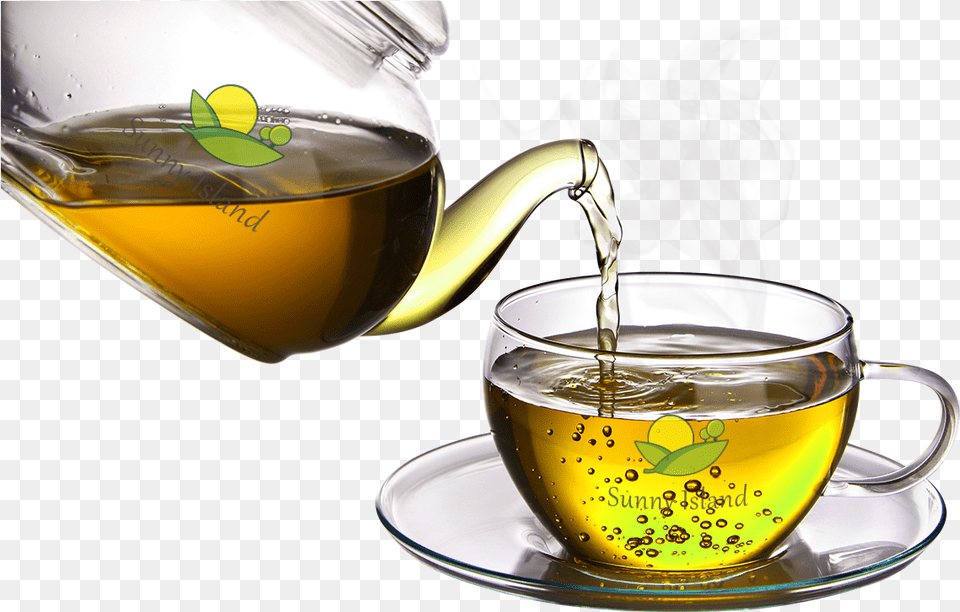 Sunny Island Green Tea Cup Of Tea, Beverage, Green Tea Free Transparent Png