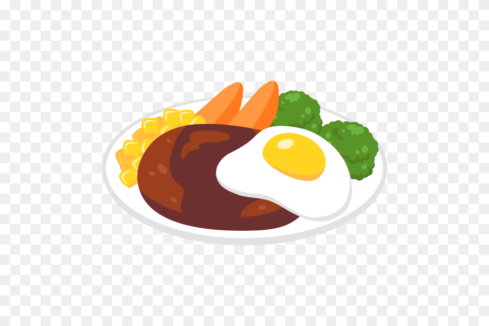 Sunny Side Up Salisbury Steak And Vector, Food, Lunch, Meal, Dish Png Image