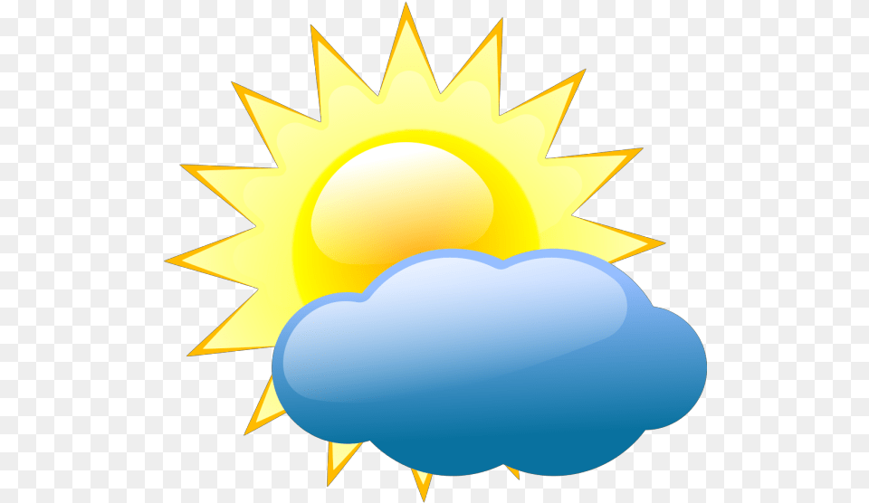 Sunny Weather Symbols Svg Clip Art Sun And Cloud Clip Art, Sky, Outdoors, Nature, Hand Free Transparent Png