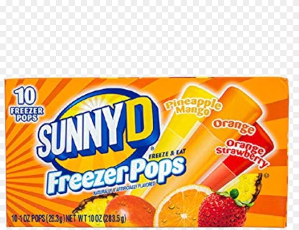 Sunnyd Freeze Pop 10 Pack U2013 Mental Munchies Orange, Food, Ketchup Png