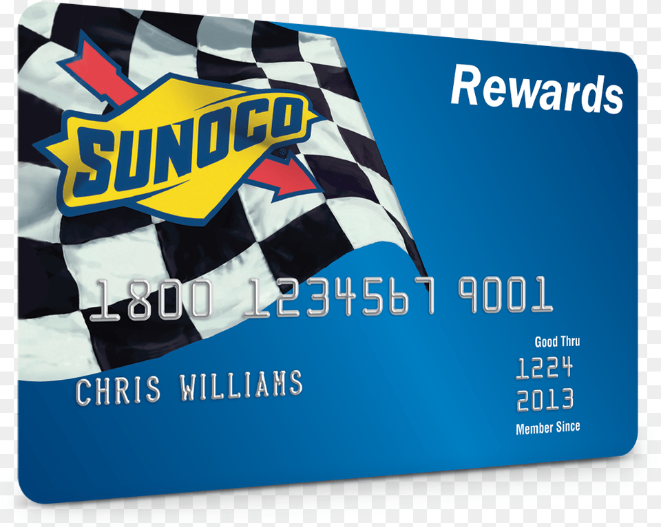 Sunoco Rewards Credit Card Credit Card, Text, Credit Card, Flag Free Transparent Png