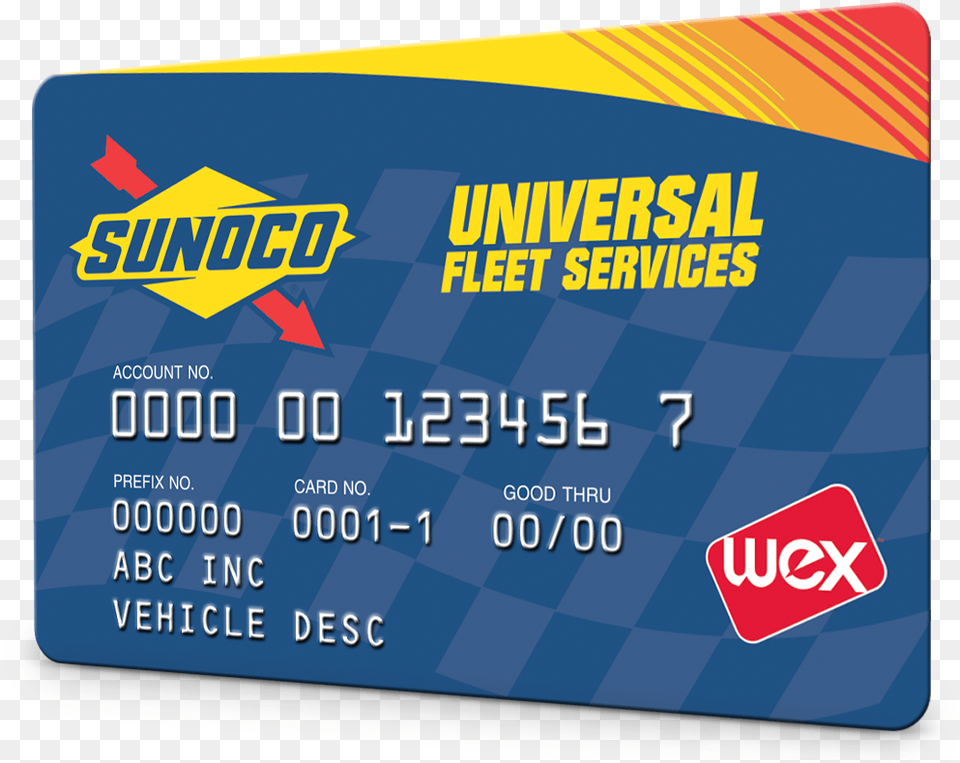 Sunoco Universal Card Sunoco, Text, Credit Card, Blackboard Free Png