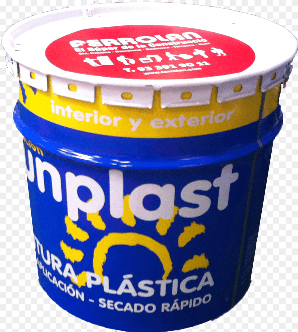 Sunplast S Una Pintura Plstica De Gran Blacura, Paint Container, Can, Tin, Dessert Png