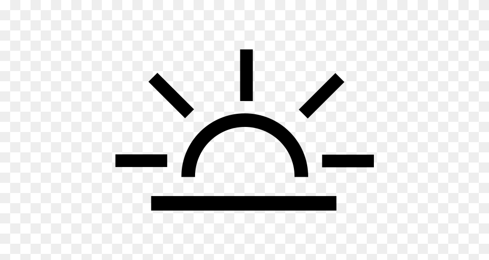Sunrise And Sunset Sunrise Sunset Icon With And Vector, Gray Free Transparent Png