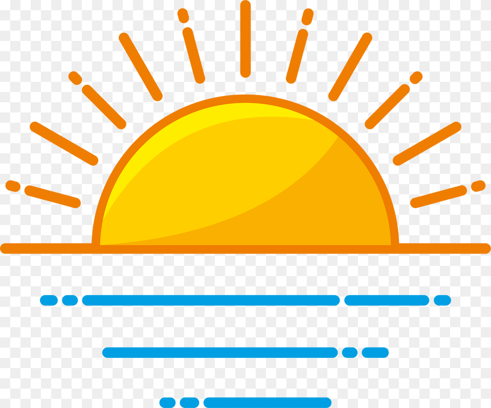 Sunrise Clipart, Nature, Outdoors, Sky, Sun Png Image