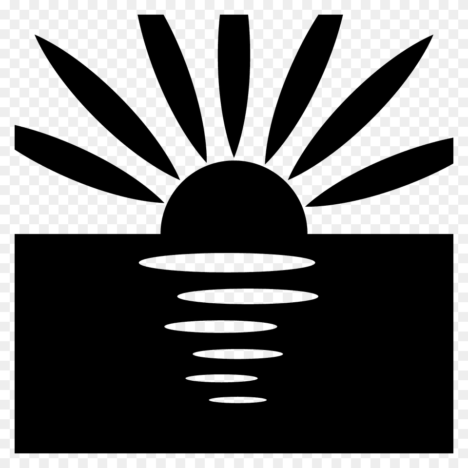 Sunrise Emoji Clipart, Light, Logo, Stencil, Blade Png Image