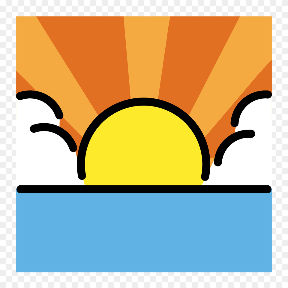 Sunrise Emoji Clipart, Nature, Outdoors, Sky, Logo Free Png Download
