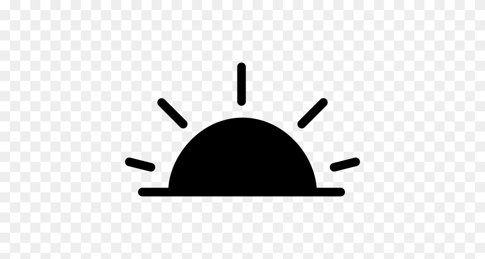 Sunrise Icon And Vector For, Gray Free Png Download