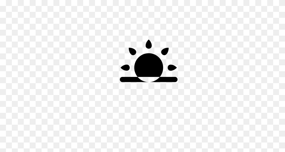 Sunrise Icon With And Vector Format For Unlimited, Gray Free Png