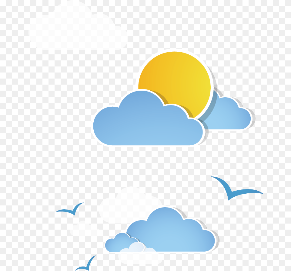 Sunrise Sky Clipart Picture Illustration, Outdoors, Nature, Cloud, Weather Png