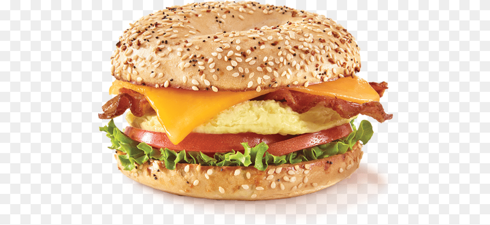 Sunriser Bagel Breakfast Sandwich, Bread, Burger, Food Free Png Download