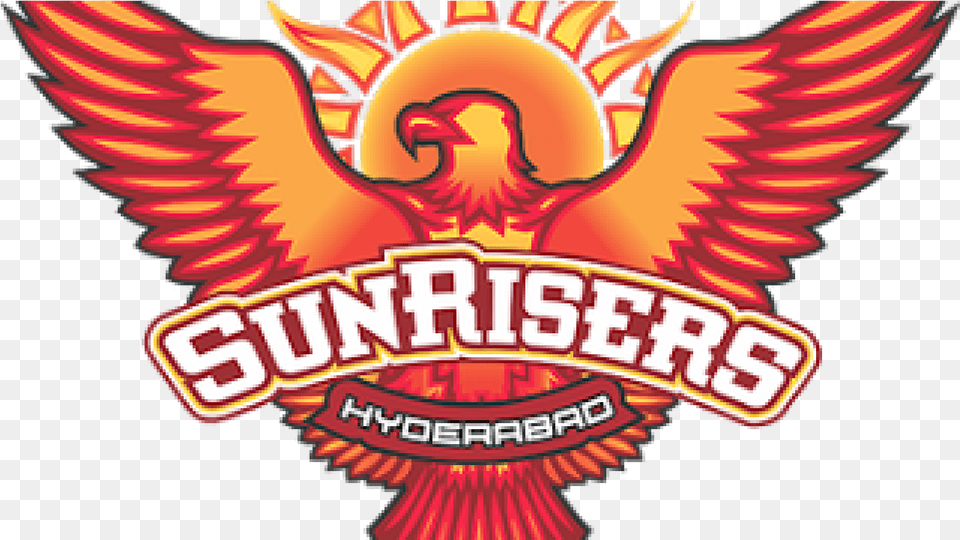 Sunrisers Hyderabad Srh Logo And Tagline Sunrisers Hyderabad Logo, Emblem, Symbol, Person Png Image