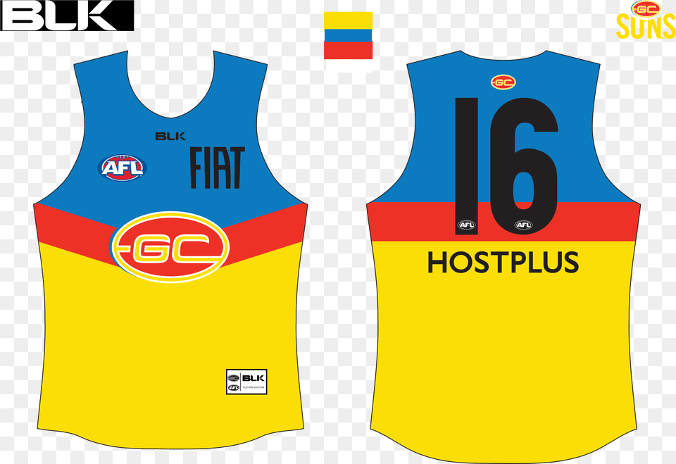 Suns Clash Vest, Clothing, Shirt Png