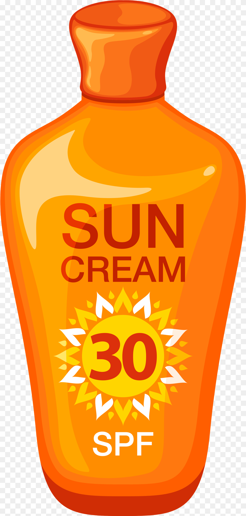 Sunscreen Clipart Transparent Clip Art, Bottle, Cosmetics, Food, Ketchup Png Image