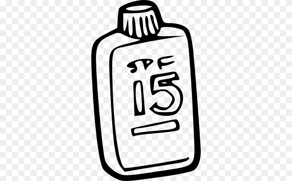 Sunscreen Outline Clip Art, Bottle, Face, Head, Person Png