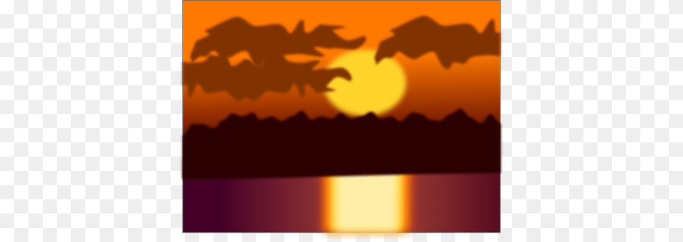 Sunset Nature, Outdoors, Sky, Sun Free Png Download