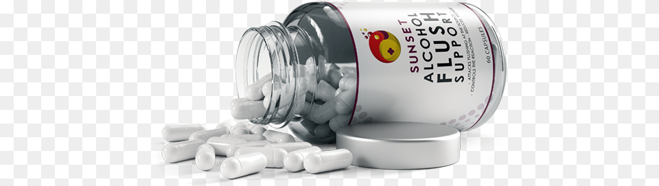 Sunset Asian Flush Cure Alcohol Flush Reaction, Medication, Pill, Bottle, Shaker Free Png Download