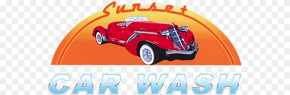 Sunset Car Wash Automatic U0026 Self Serve Antique Car, Vehicle, Transportation, Machine, Spoke Png Image