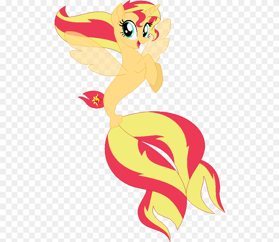 Sunset Cartoon Picture Transparent Stock Alicorn Sunset Shimmer Seapony, Baby, Person Png Image