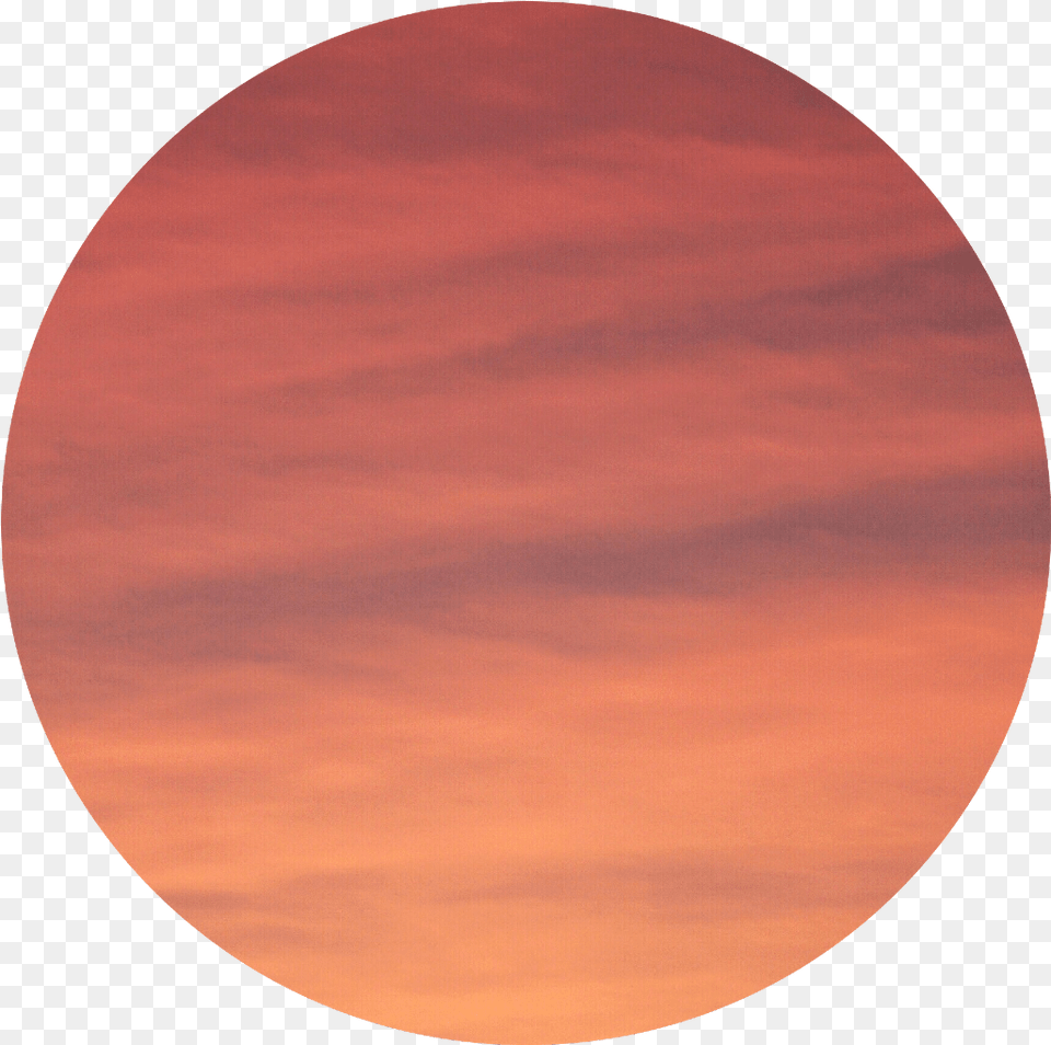 Sunset Circle Background, Sky, Nature, Outdoors, Oval Free Png