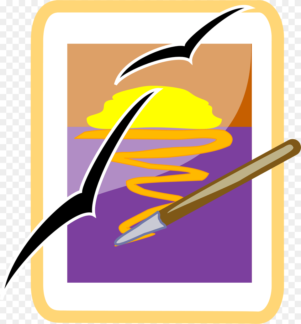 Sunset Clipart, Bow, Weapon, Blade, Dagger Png Image