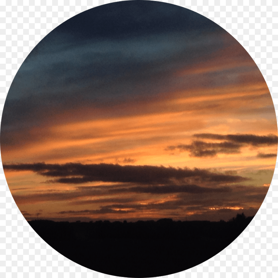 Sunset Clipart Circle Circle, Nature, Outdoors, Photography, Sky Free Png