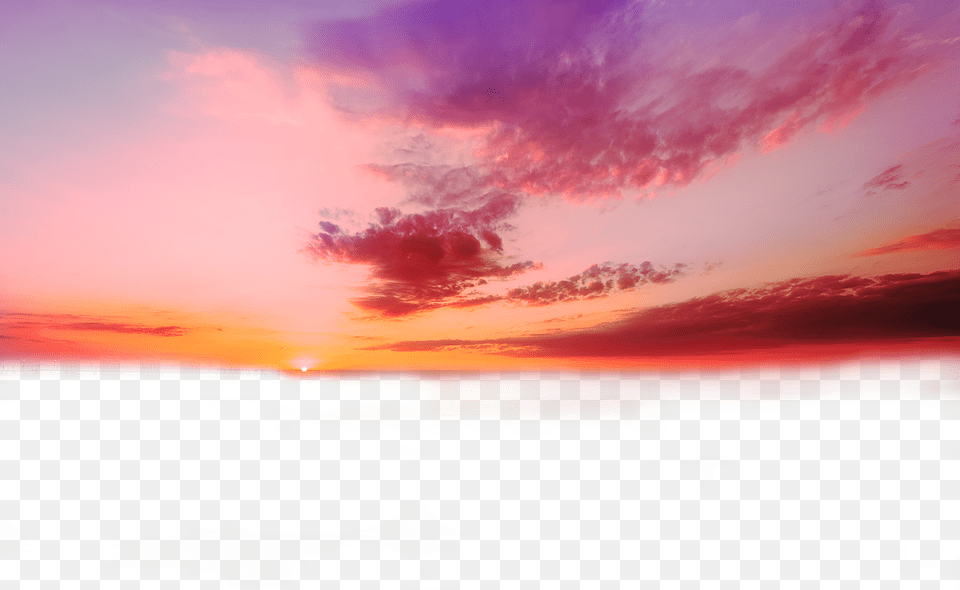 Sunset Cloud Banner Library Free Transparent Png