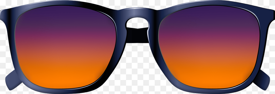 Sunset Colors Transparent Transparent Colored Glasses, Accessories, Sunglasses, Goggles Png