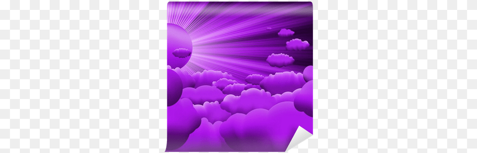 Sunset On Cloud Sunset, Art, Graphics, Purple, Light Free Transparent Png