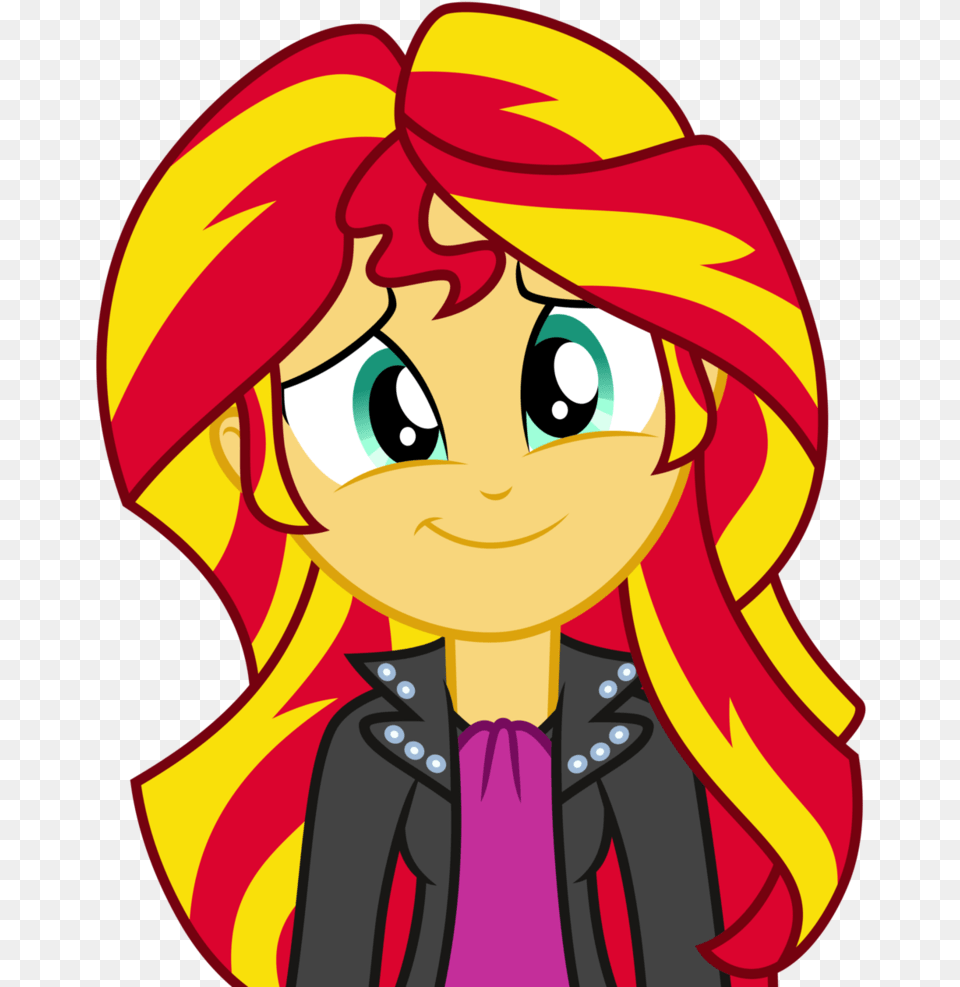 Sunset Shimmer Happy Mlp Eg Sunset Shimmer Happy, Book, Comics, Publication, Baby Png