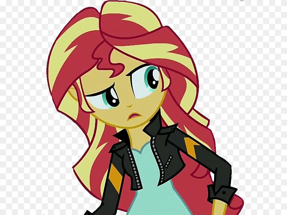 Sunset Shimmer High Quality Image Mlp Unleash The Magic, Book, Comics, Publication, Person Free Png