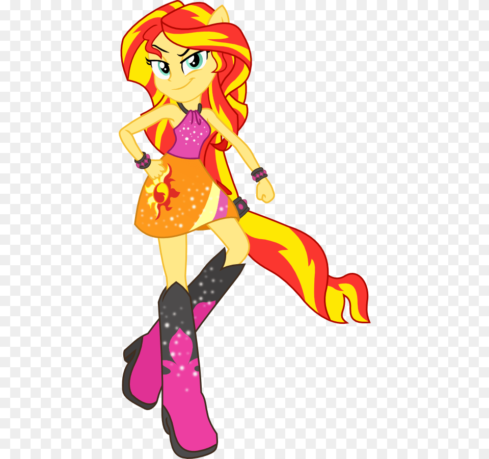 Sunset Shimmer My Little Pony Equestria Girls Rainbow, Book, Comics, Publication, Baby Png
