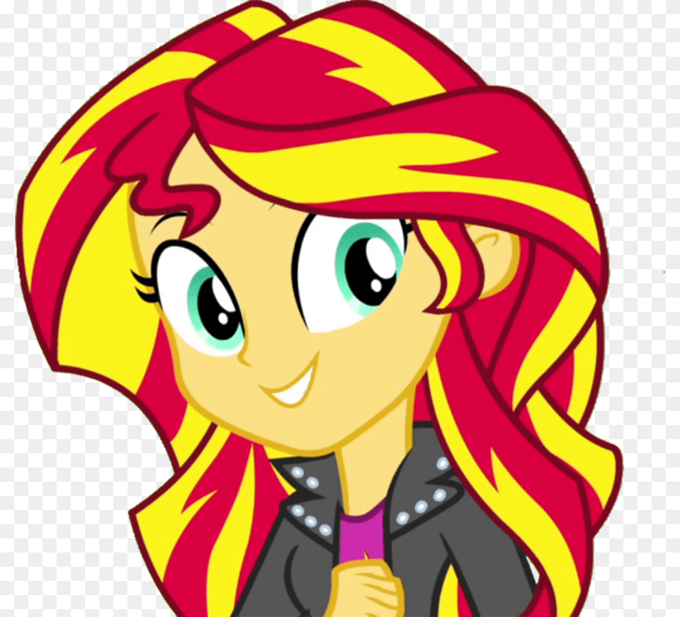 Sunset Shimmer Photo Sunset Shimmer Equestria Girl Happy, Book, Comics, Publication, Baby Png