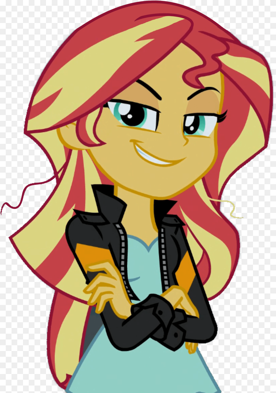 Sunset Shimmer Transparent Book, Comics, Publication, Person Png Image