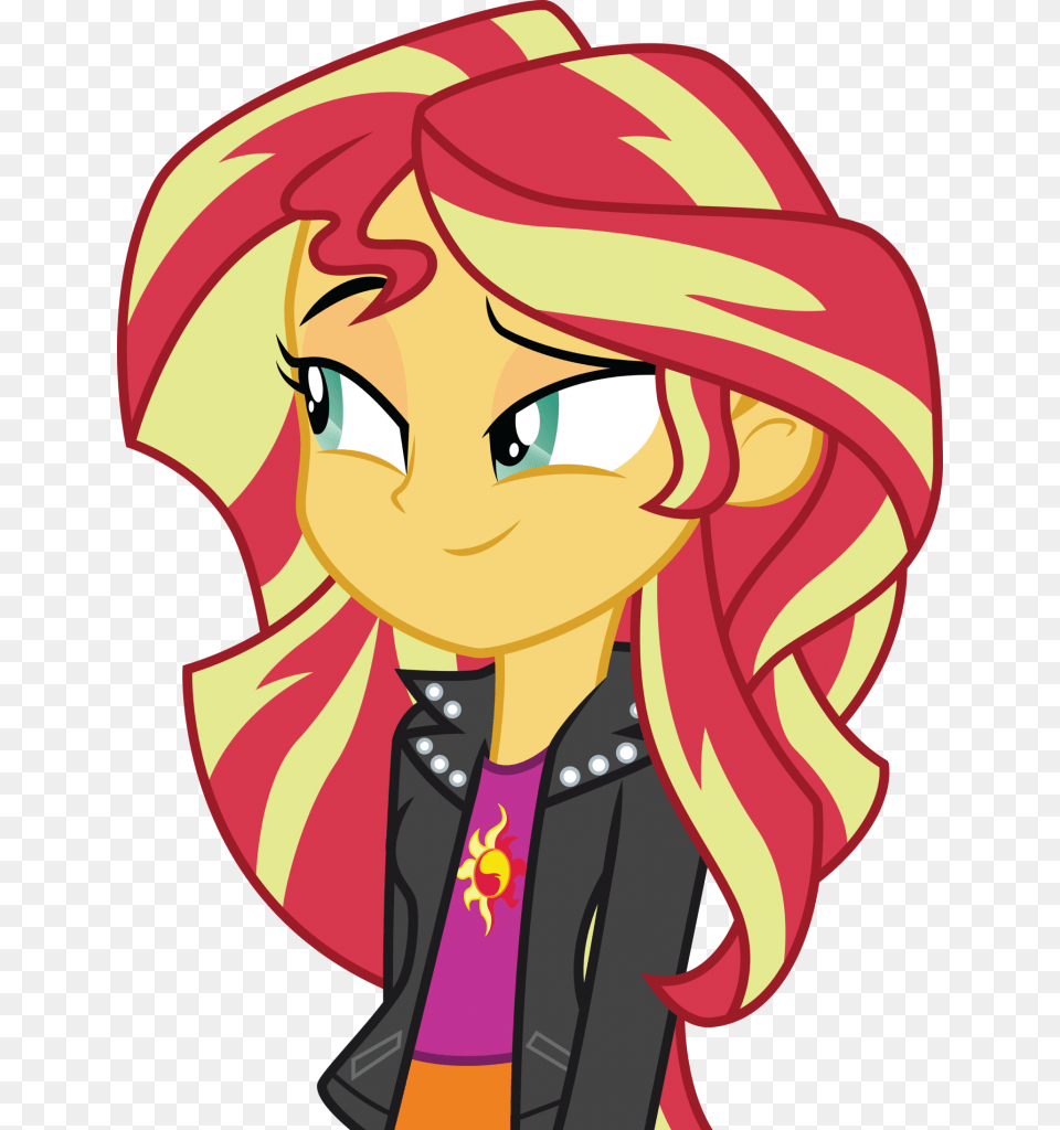 Sunset Shimmer Transparent Image, Book, Comics, Publication, Baby Free Png