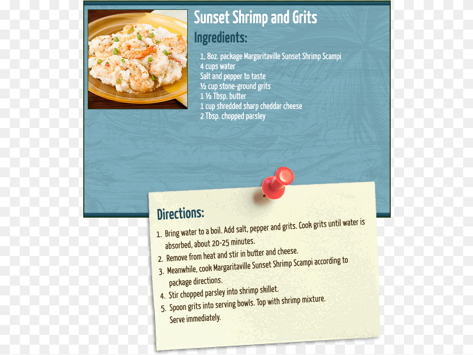 Sunset Shrimp Amp Grits Food, Advertisement, Poster, Text, Plate Free Png Download