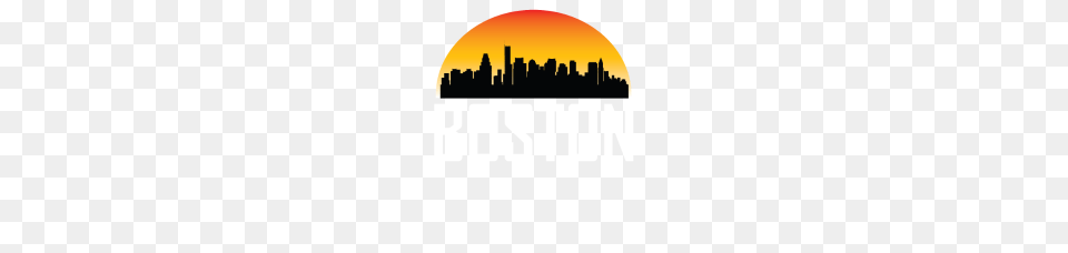 Sunset Skyline Silhouette Of Boston Ma, City, Nature, Outdoors, Sky Png