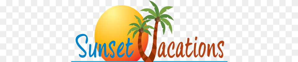 Sunset Vacations Pvt Ltd Logo, Food, Plant, Egg Free Transparent Png