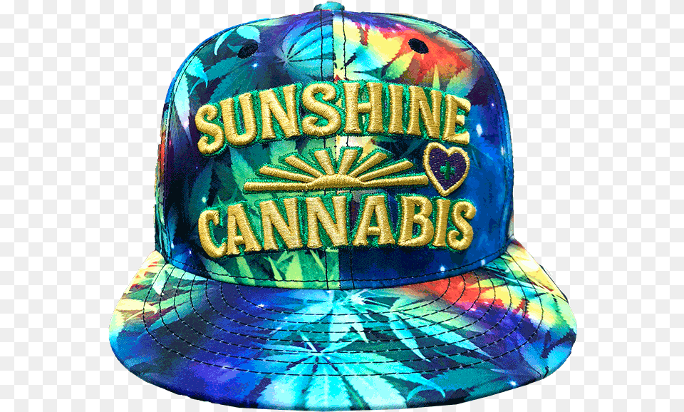 Sunshine Cannabis Galaxy Weed Leaf Hat Baseball Cap, Baseball Cap, Clothing, Birthday Cake, Cake Free Png