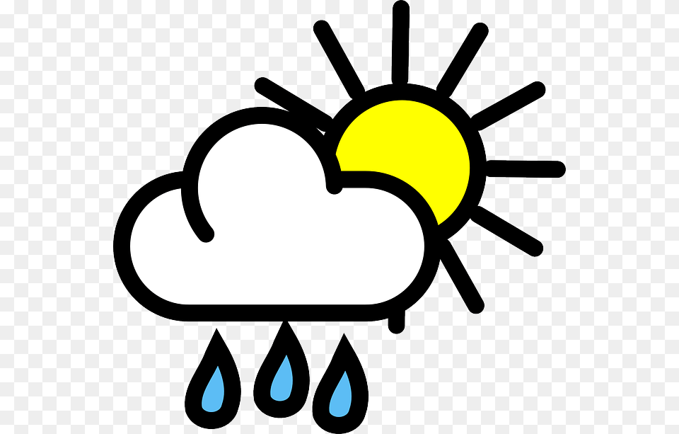 Sunshine Clipart Rain, Device, Grass, Lawn, Lawn Mower Png Image