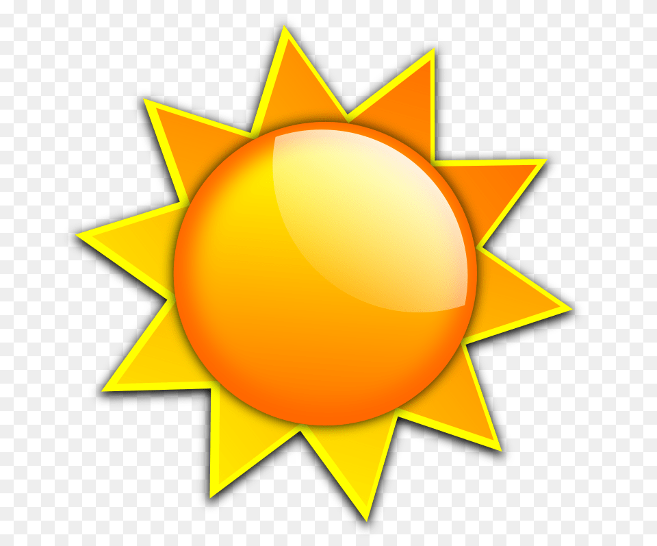 Sunshine Clipart Sunny, Nature, Outdoors, Sky, Sun Free Png
