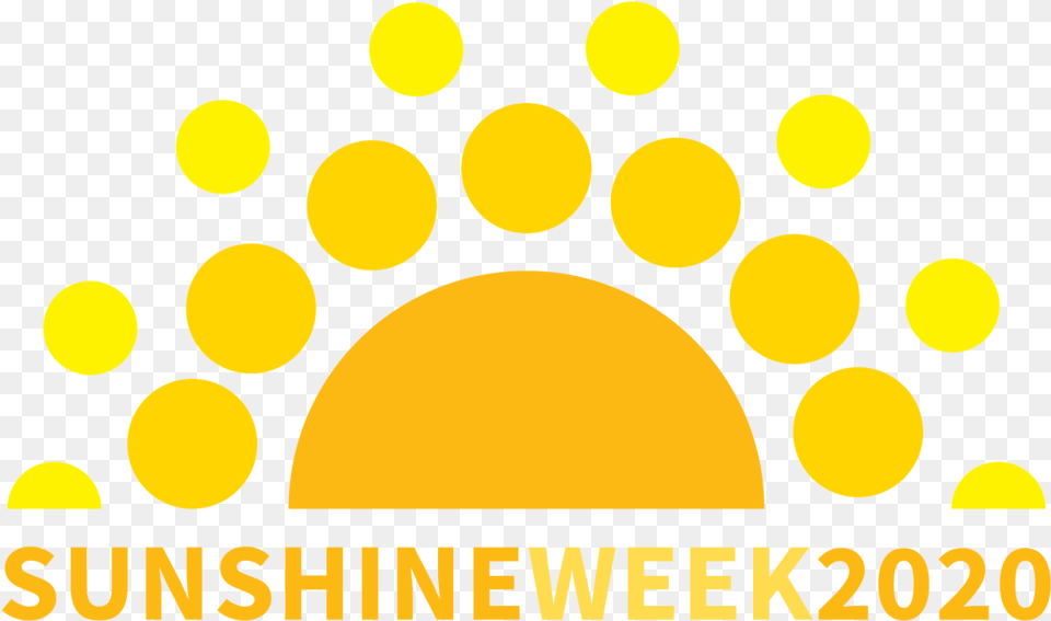 Sunshine Week 2020 Dot, Lighting, Logo, Outdoors, Nature Png Image