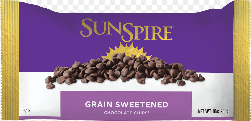 Sunspire Baking Chocolate Chip, Cocoa, Dessert, Food, Advertisement Png