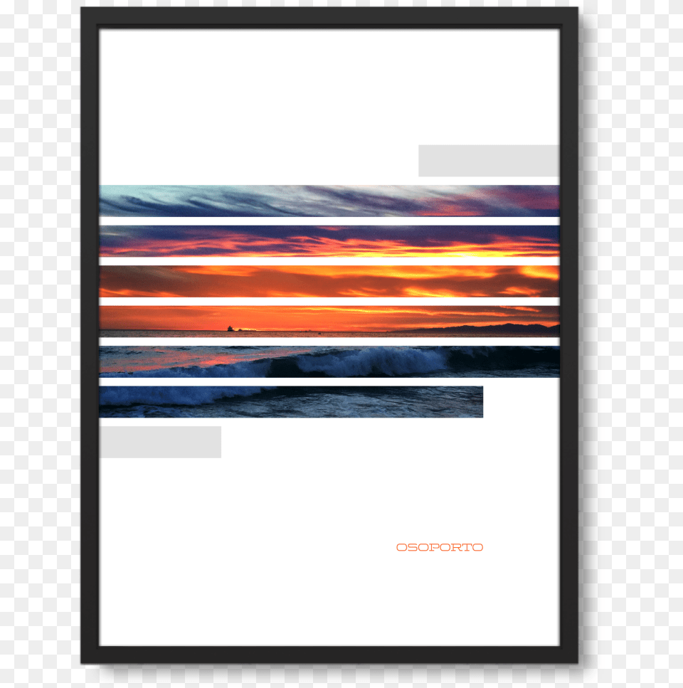 Sunstripes Art Poster, Outdoors, Sky, Nature, Collage Free Png Download