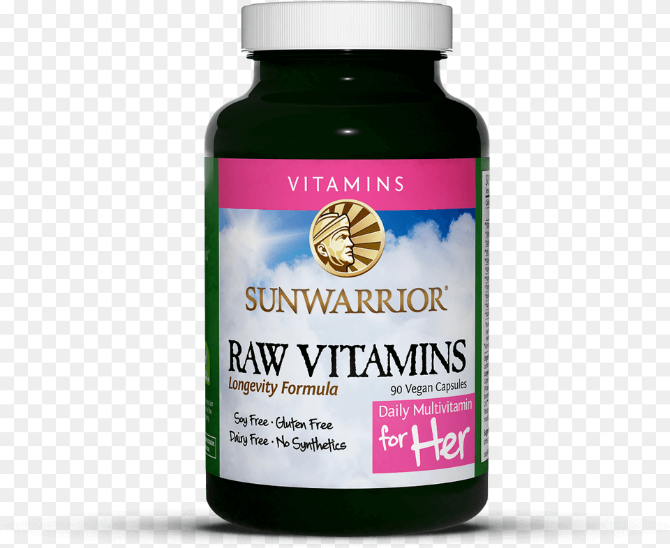 Sunwarrior Raw Vitamins For Her, Herbal, Herbs, Plant, Astragalus Png Image