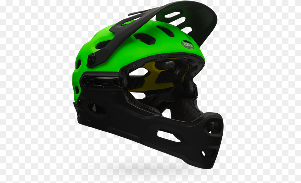 Super 2 Bell Green, Crash Helmet, Helmet, Clothing, Hardhat Free Png