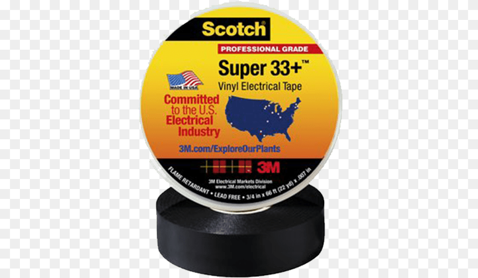 Super 33 All Weather Vinyl Electrical Tape Scotch Super, Disk Png