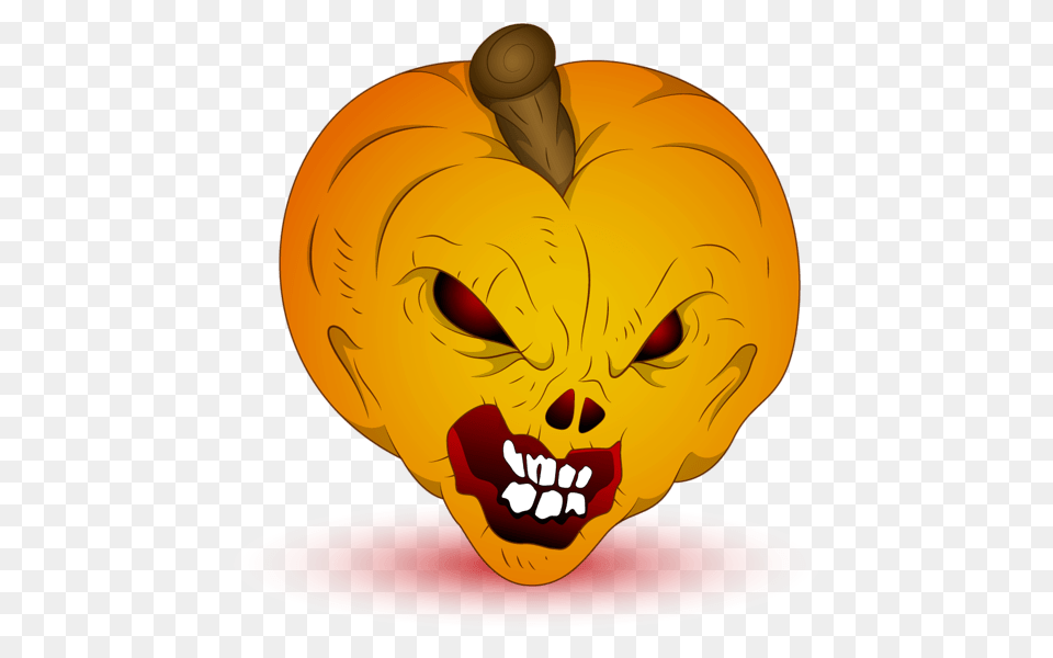 Super Angry Pumpkin Halloween Png Image